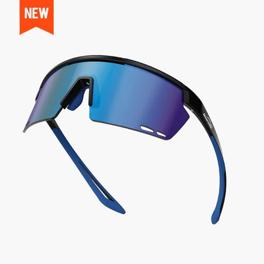 Magicshine Rouler Classic Sports Sunglasses - Black/Blue - D Byk Store