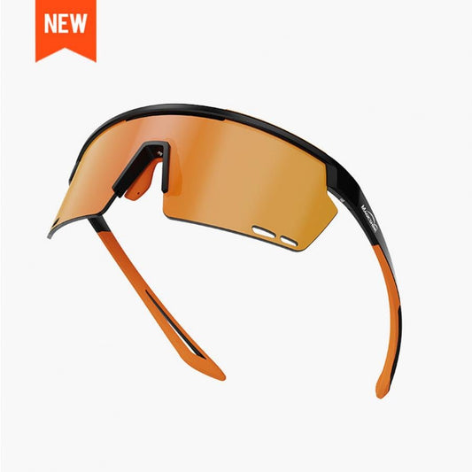 Magicshine Rouler Classic Sports Sunglasses - Black/Orange - D Byk Store