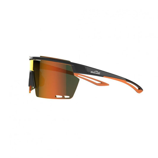 Magicshine Rouler Classic Sports Sunglasses - Black/Orange - D Byk Store