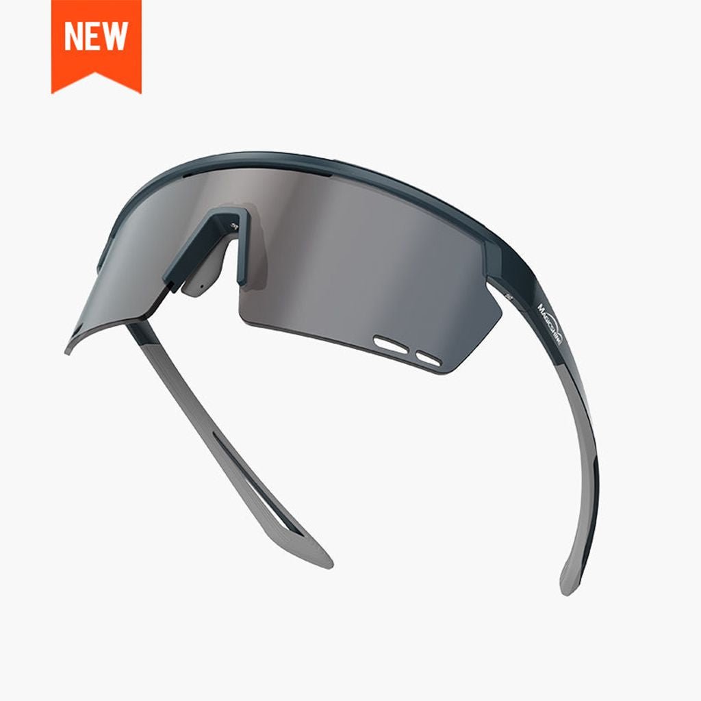 Magicshine Rouler Classic Sports Sunglasses - Blue/Grey - D Byk Store