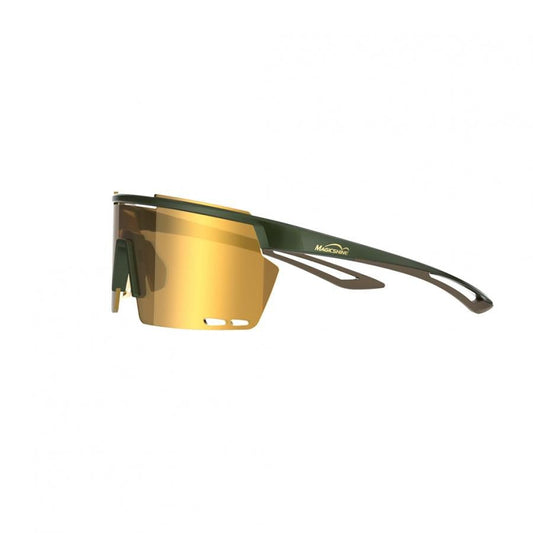 Magicshine Rouler Classic Sports Sunglasses - Green/Brown - D Byk Store