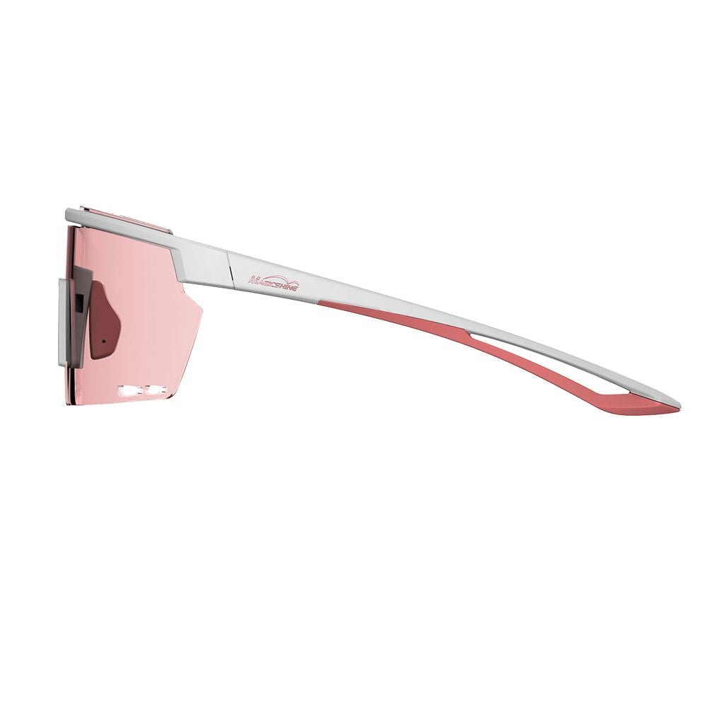 Magicshine Rouler Coated Photochromic Sunglasses - White/Pink - D Byk Store