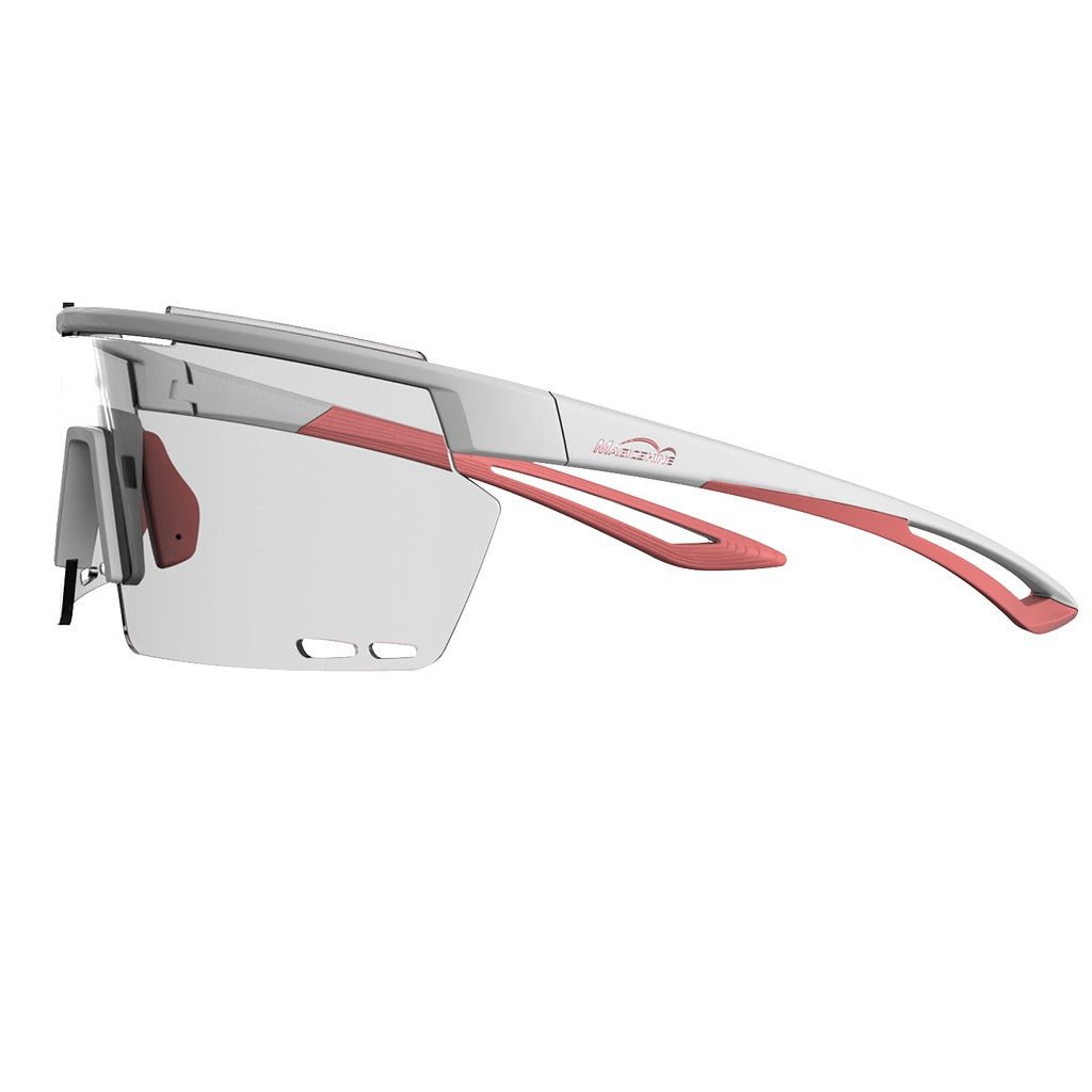 Magicshine Rouler Photochromic Sunglasses - White/Pink - D Byk Store