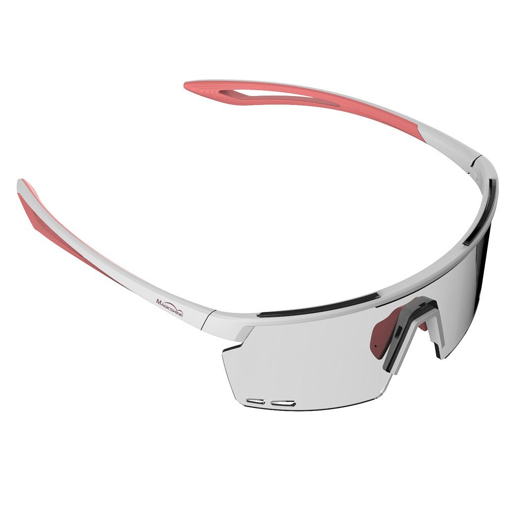 Magicshine Rouler Photochromic Sunglasses - White/Pink - D Byk Store