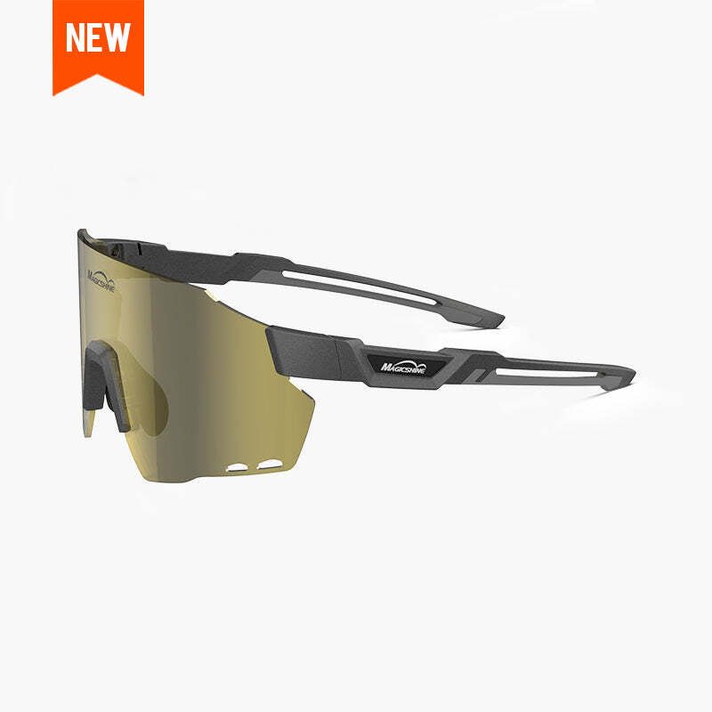 Magicshine Windbreaker Classic Sunglasses WB003 - Gold - D Byk Store