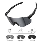 Magicshine Windbreaker Photochromic Sunglasses - Coffee Brown - D Byk Store