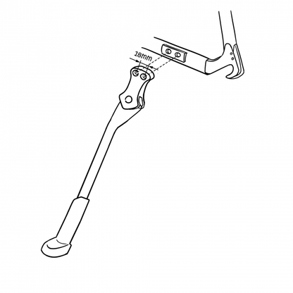 Massload Kickstand CL - KA108 - Fits all Trek and Giant MTB/hybrids - D Byk Store