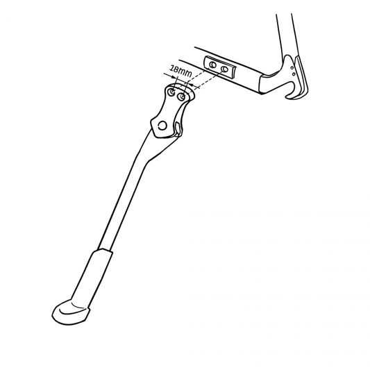 Massload Kickstand CL - KA108 - Fits all Trek and Giant MTB/hybrids - D Byk Store