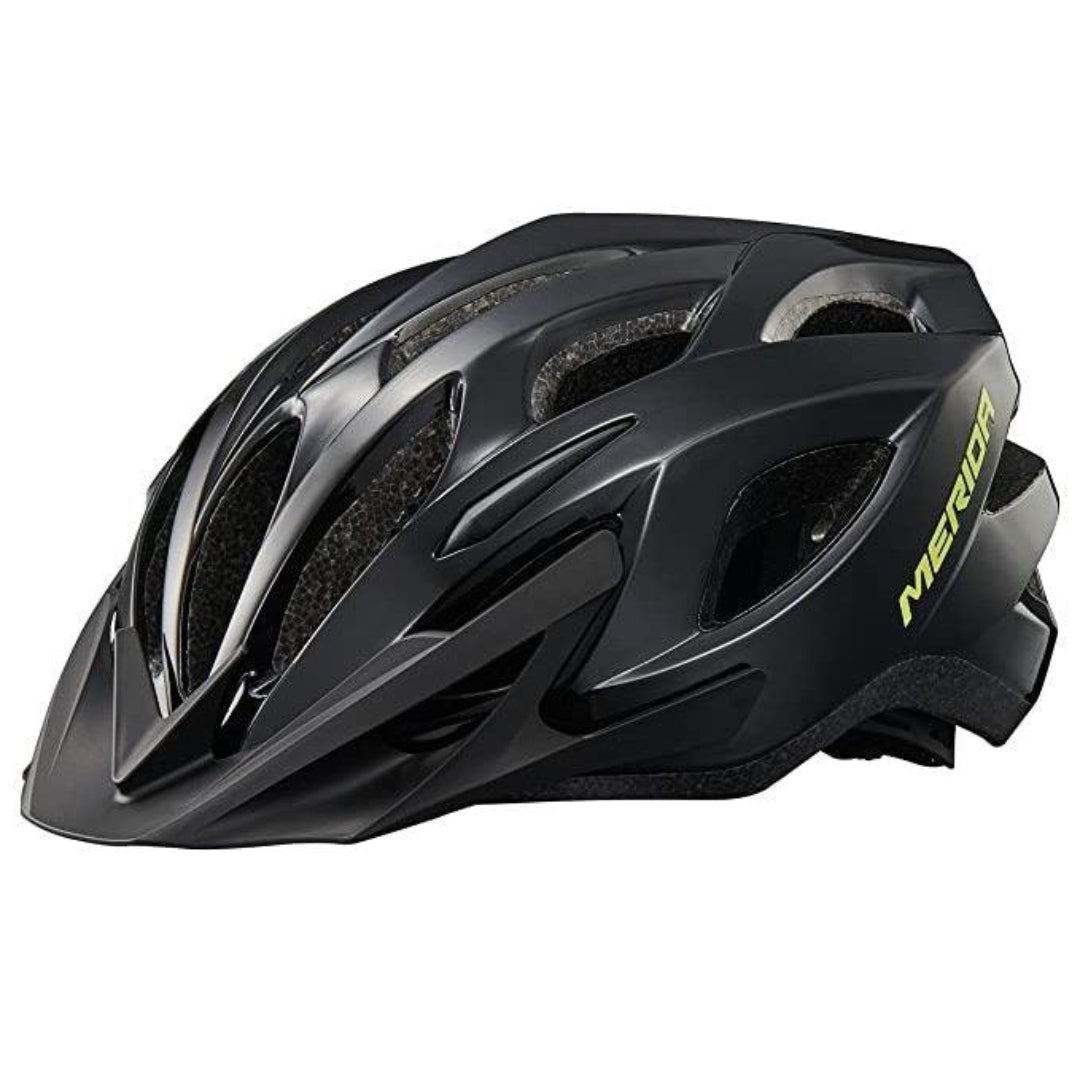Merida Charger KJ201 - Y - 1 MTB Cycling Helmet (Matt Black Shiny) - D Byk Store