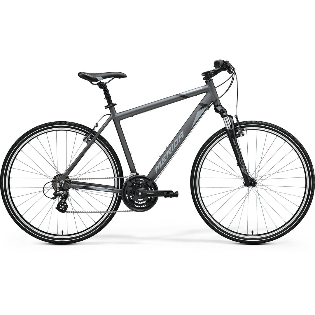 Merida Crossway 10-V Frame Kit 2022 - Silk Dark Silver (Grey/Black) - D Byk Store