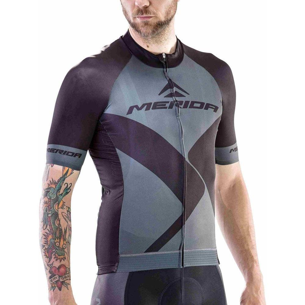 Merida Nizza S/S Jersey - Black/Grey - D Byk Store
