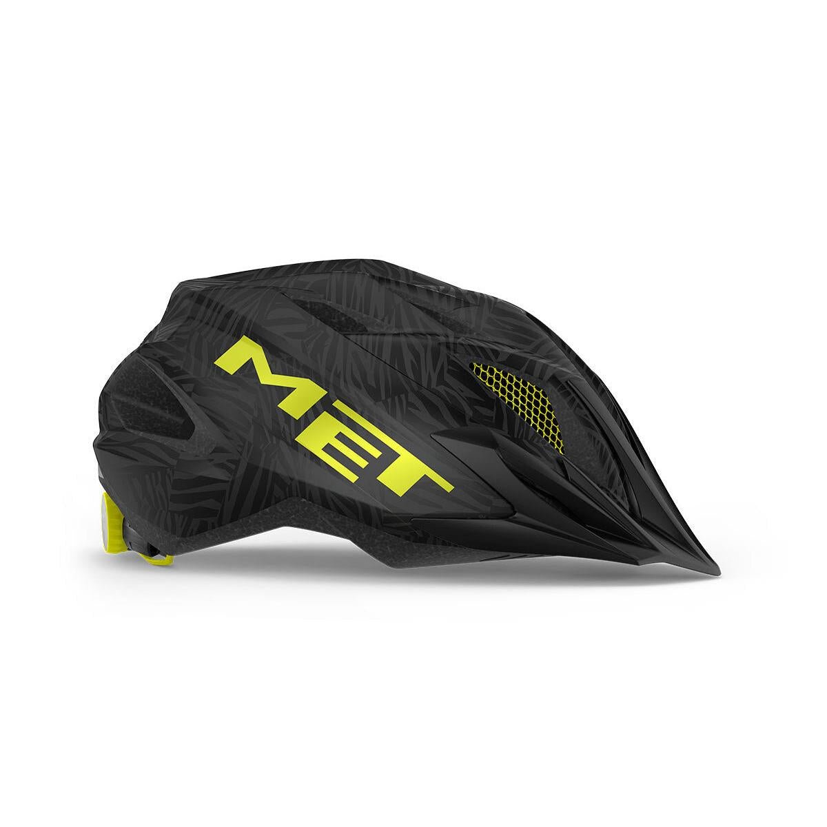 Met Crackerjack Kids Bike Helmet - Black Texture Green - D Byk Store