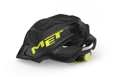 Met Crackerjack Kids Bike Helmet - Black Texture Green - D Byk Store