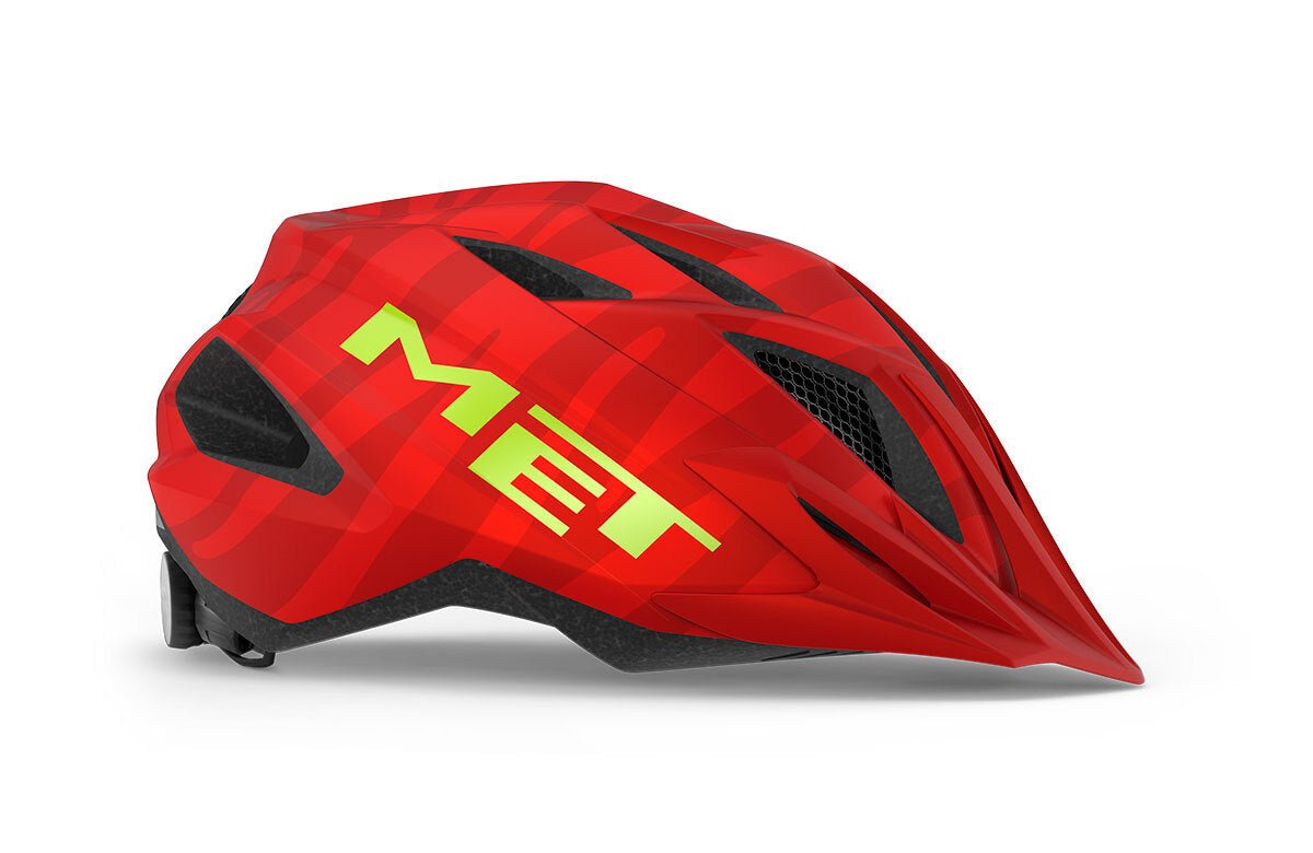 Met Crackerjack Kids Bike Helmet - Red Matt - D Byk Store