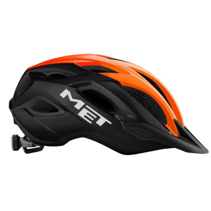 Met Crossover Cycling Helmet Black Orange | Glossy - D Byk Store