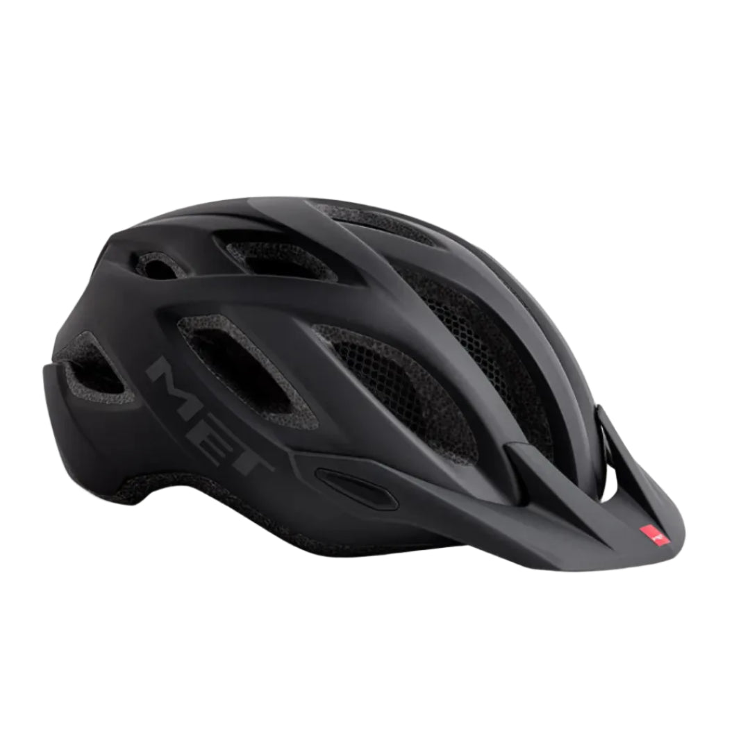 Met Crossover Cycling Helmet Shaded Black | Matt - D Byk Store