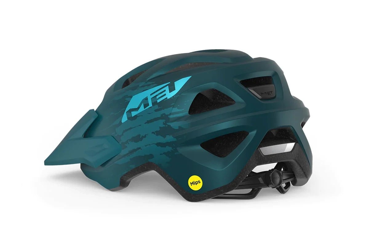 Met Echo MIPS CE MTB Cycling Helmet - Petrol Blue Matt - D Byk Store