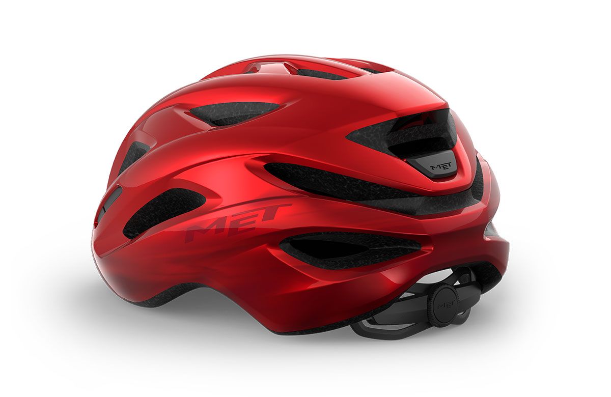Met Idolo Road Cycling Helmet - Red Metallic Glossy - D Byk Store