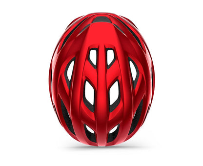 Met Idolo Road Cycling Helmet - Red Metallic Glossy - D Byk Store