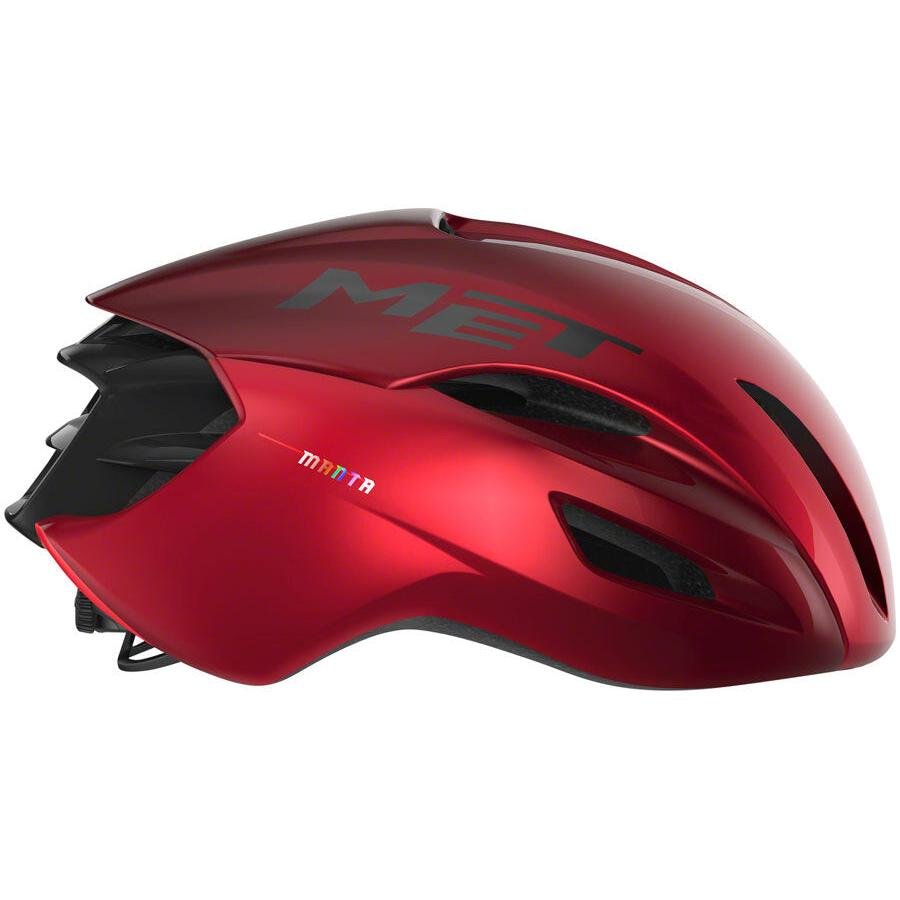 Met Manta MIPS - Red Metallic | Glossy - D Byk Store