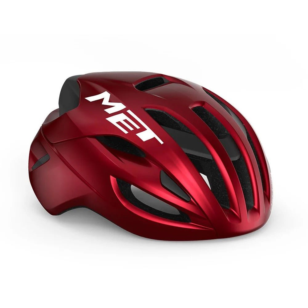 MET RIVALE MIPS | Red Metallic - Glossy - D Byk Store