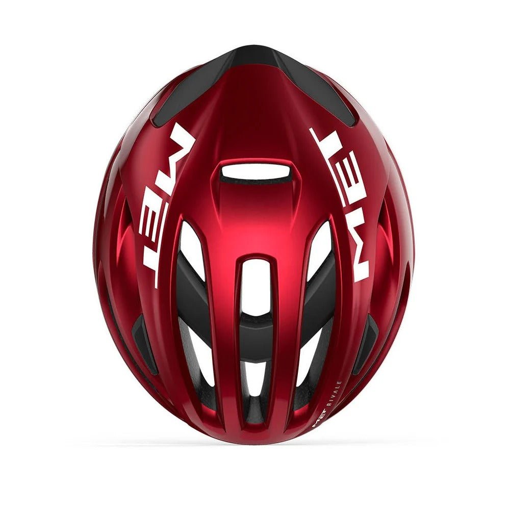MET RIVALE MIPS | Red Metallic - Glossy - D Byk Store