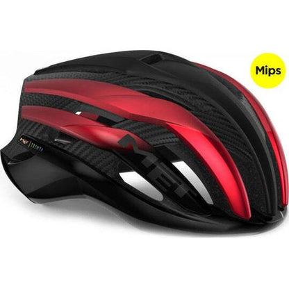 Met Trenta 3k Carbon Mips® - Black Red Metal | Matt Glossy - D Byk Store