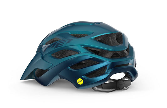 Met Veleno Mips - Teal Blue Metallic | Glossy - D Byk Store