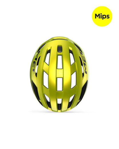 MET VINCI MIPS | Glossy Lime Yellow Metallic - D Byk Store