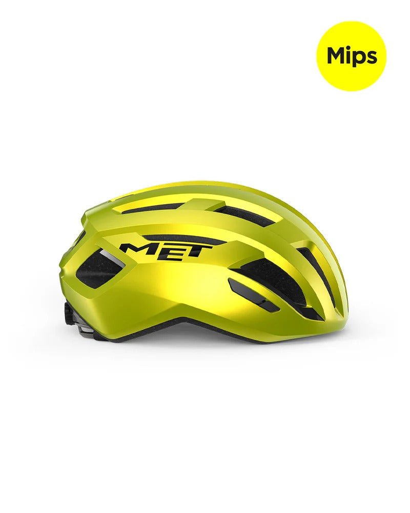MET VINCI MIPS | Glossy Lime Yellow Metallic - D Byk Store