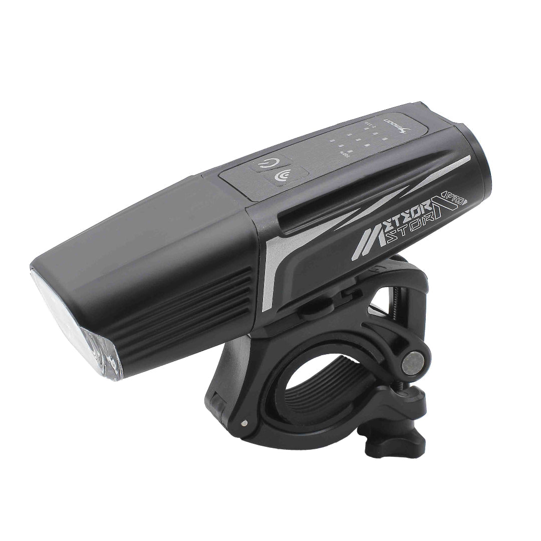 METEOR STORM PRO / Black,Meteor Storm Pro - 2000 Lumens Front Light - 8 Modes - Black - D Byk Store