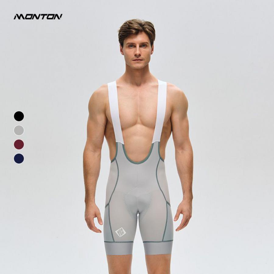 Monton Chase Summer Bibshorts-Light Grey - D Byk Store