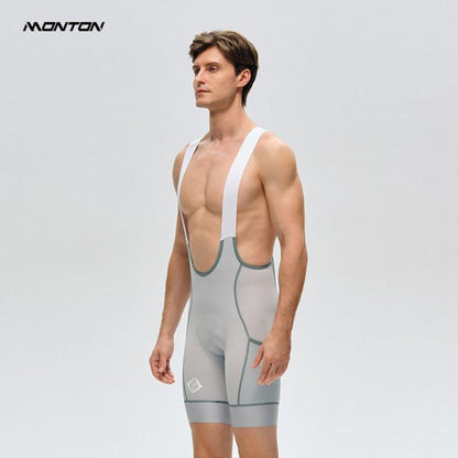 Monton Chase Summer Bibshorts-Light Grey - D Byk Store