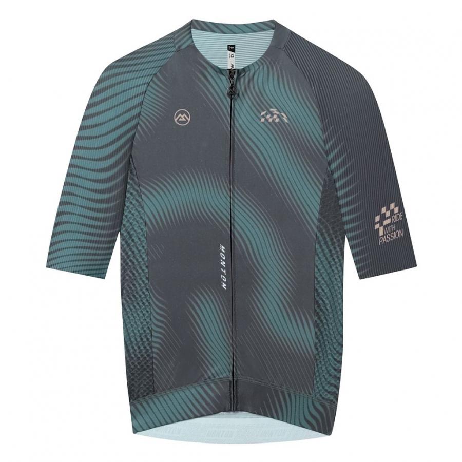 Monton Shadow Fade Jersey-Green Grey - D Byk Store