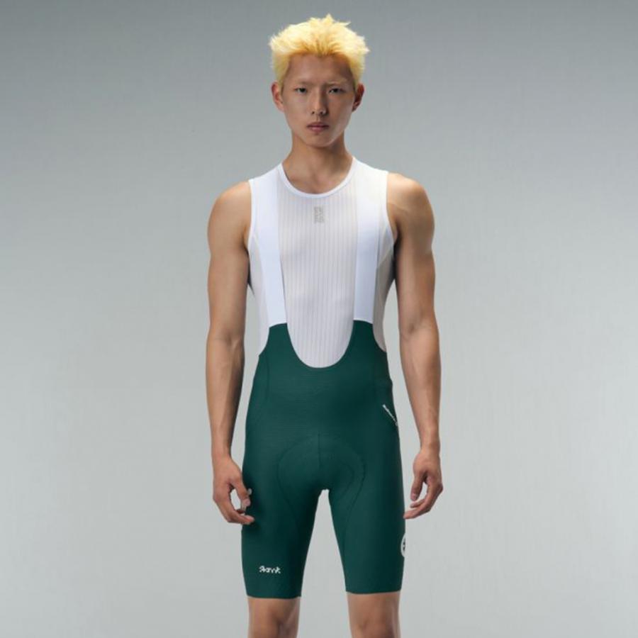 Monton SKMT Flux Block Bibshorts-Forest - D Byk Store