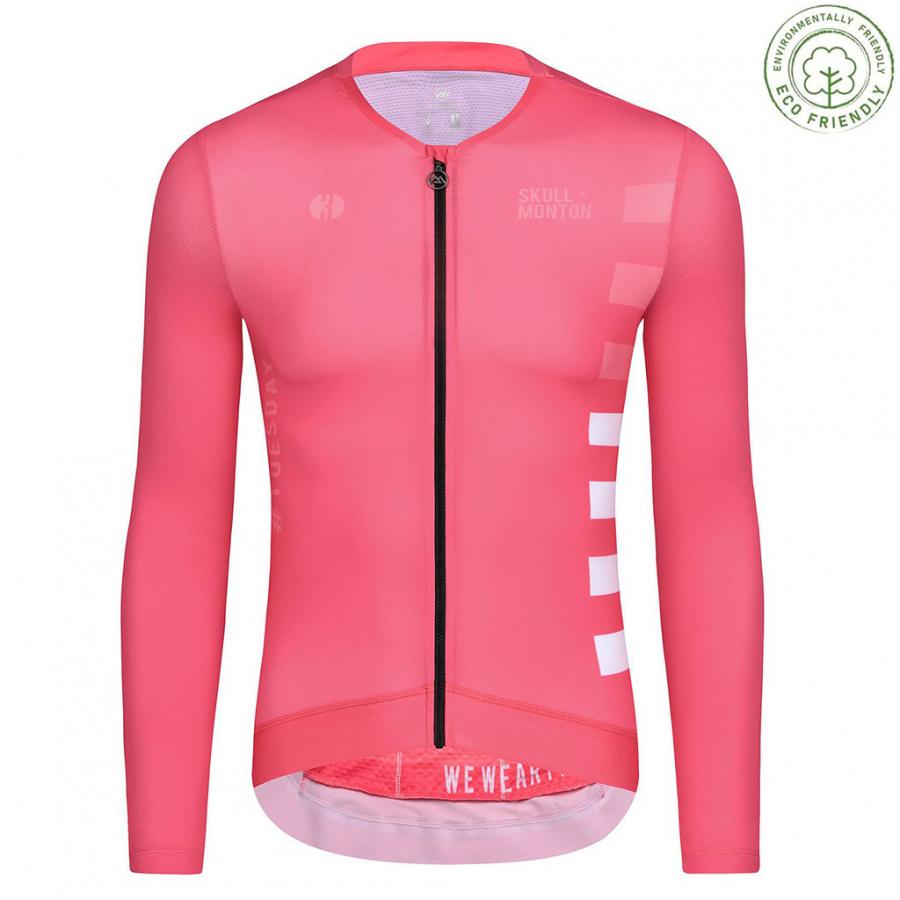 Monton Skull Tuesday Long Sleeve Jersey-Pink - D Byk Store