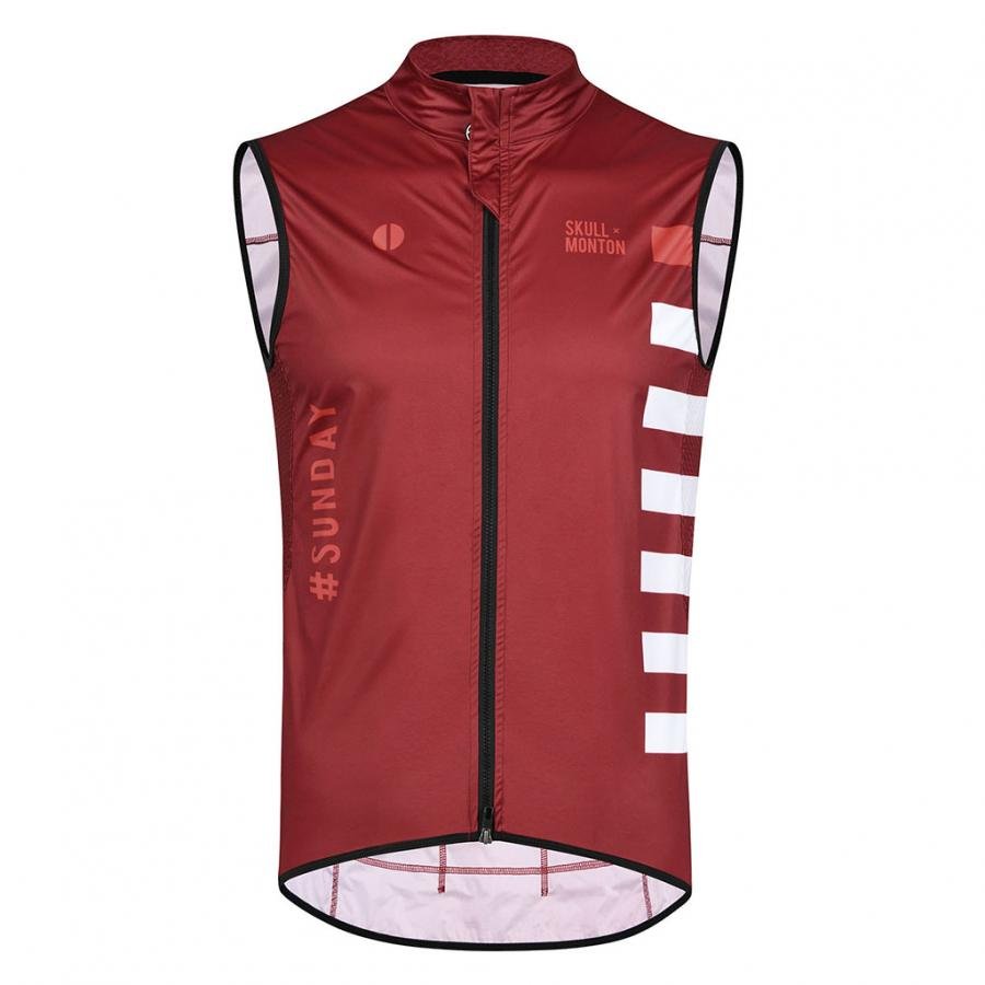 Monton Sunday Windproof Vest-Red Purple - D Byk Store