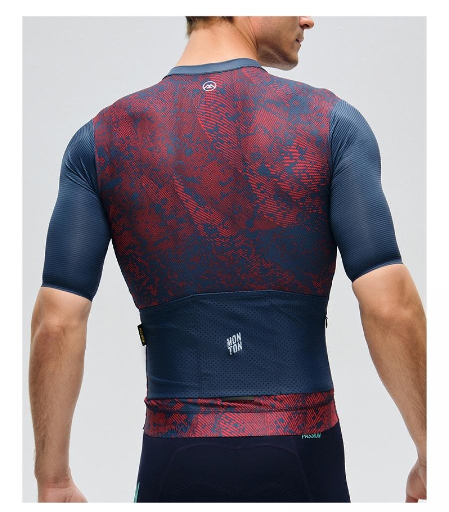 Monton Topography Jersey - Crimson Navy - D Byk Store