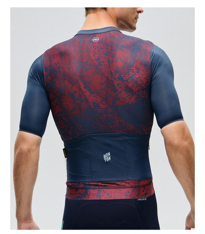 Monton Topography Jersey - Crimson Navy - D Byk Store