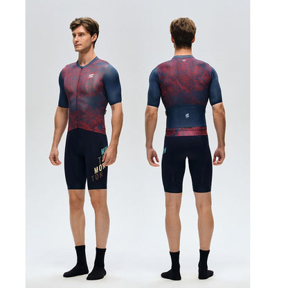 Monton Topography Jersey - Crimson Navy - D Byk Store
