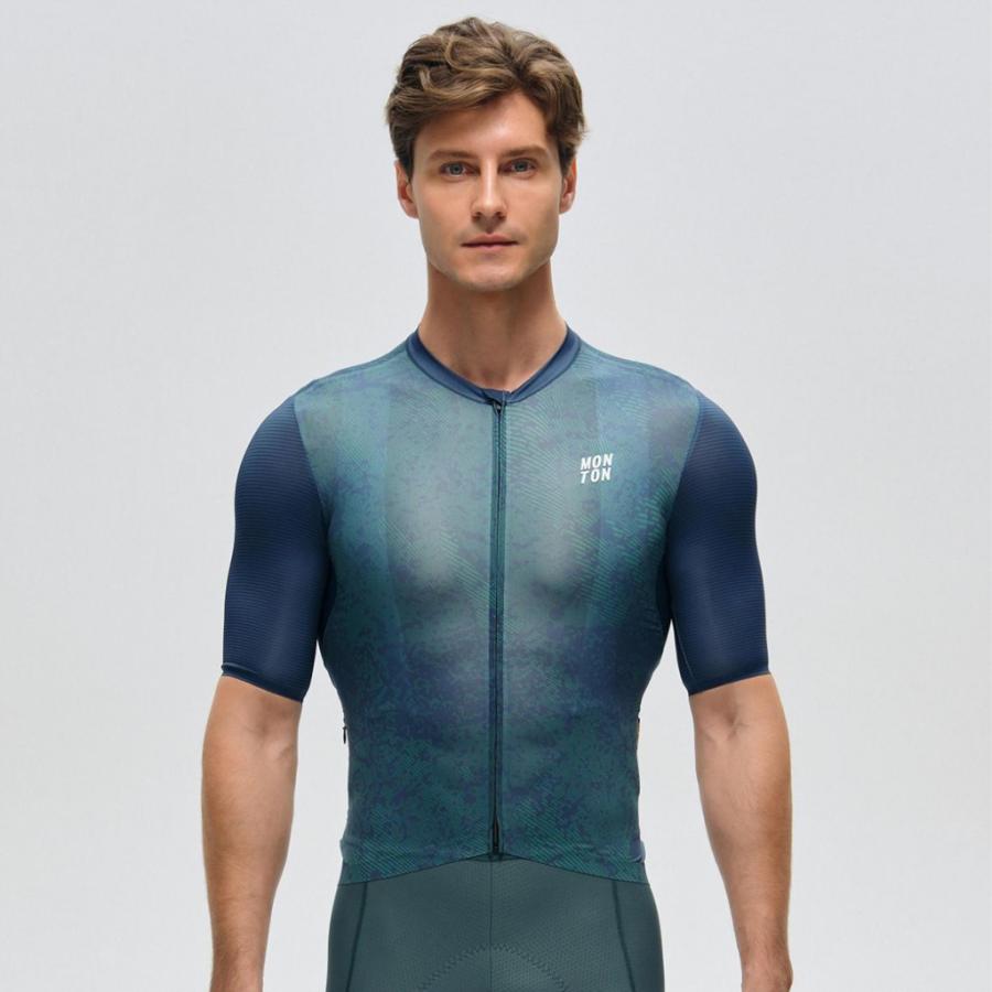 Monton Topography Jersey-Forest Blue - D Byk Store