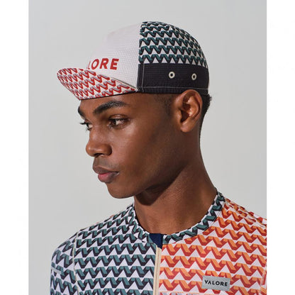 Monton Valore V-Motiva Cycling Cap-Green/Rust - D Byk Store