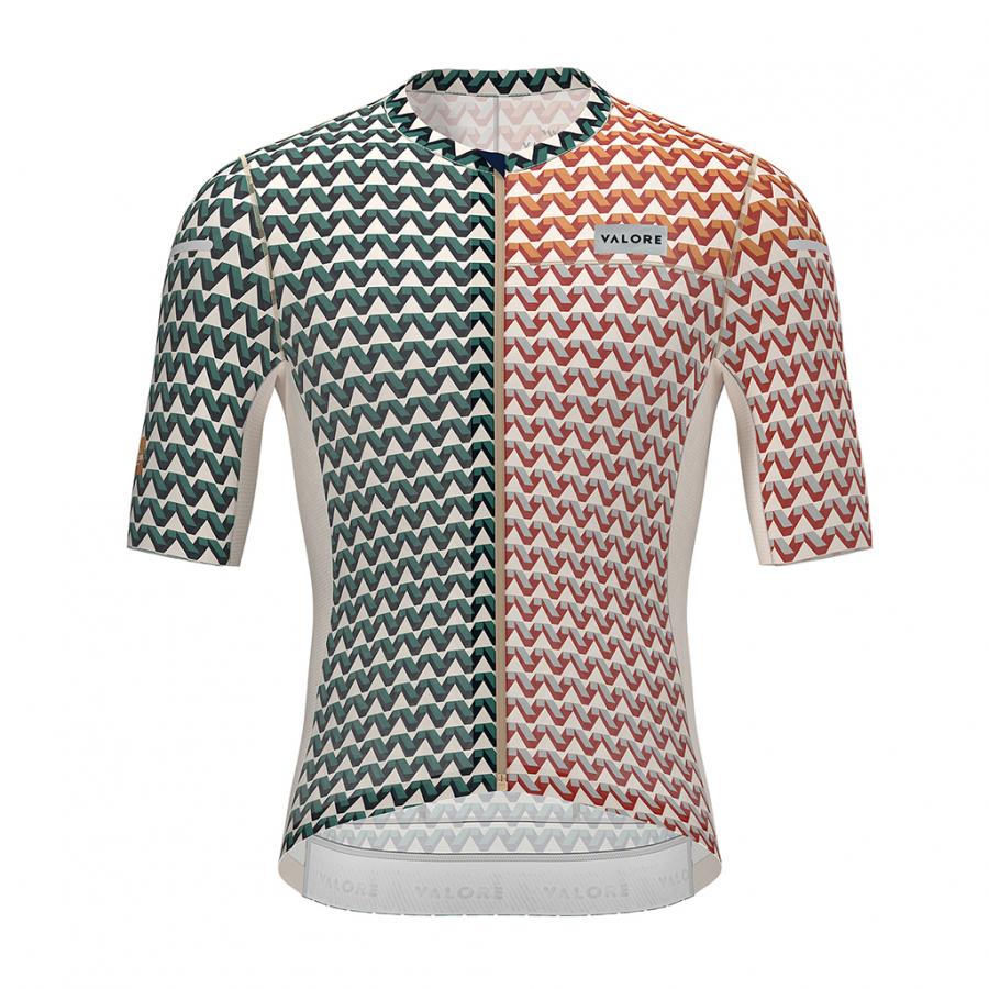 Monton Valore V-Motiva Jersey-Green/Rust - D Byk Store