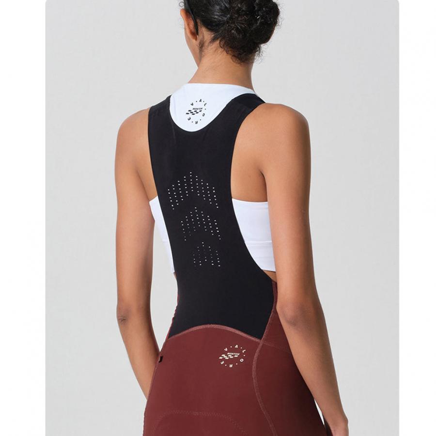 Monton Valore Wmn Nuova Luna Bibshorts-Brick Red - D Byk Store