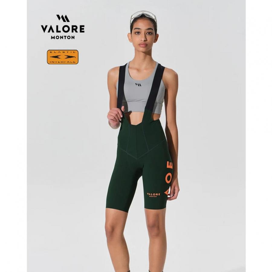 Monton Valore Wmn Nuova Luna Bibshorts-Deep Forest Green - D Byk Store