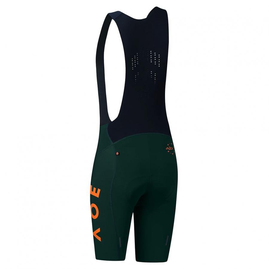 Monton Valore Wmn Nuova Luna Bibshorts-Deep Forest Green - D Byk Store