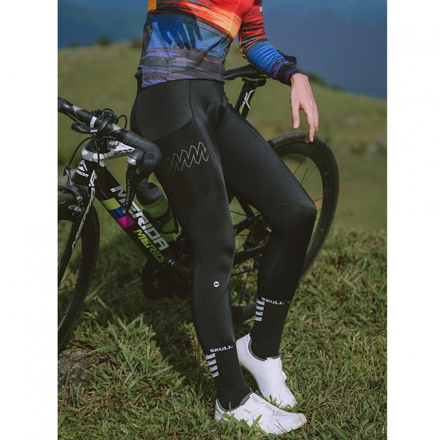 Monton Wmn Moto Summer Bibtights-Black - D Byk Store