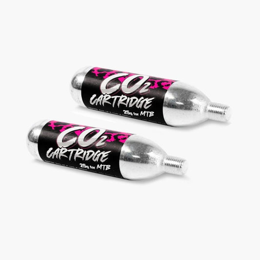 Muc off 25g CO₂ Cartridge - MTB Inflator Refill (Pack of 2) - D Byk Store