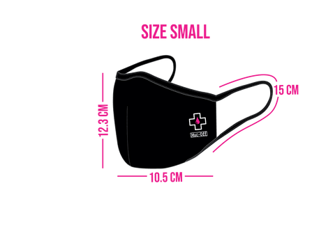 Muc off Reusable Face Mask - Black - D Byk Store