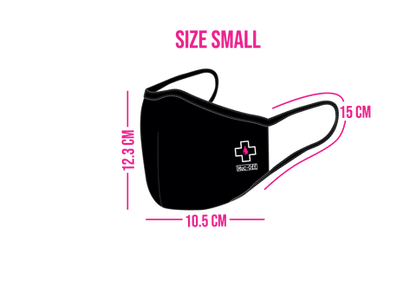 Muc off Reusable Face Mask - Black - D Byk Store